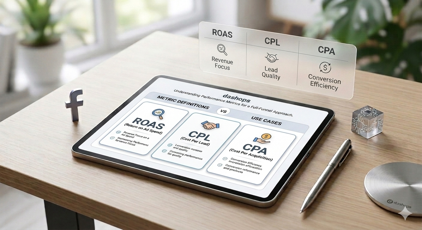 ROAS vs CPL vs CPA Which Meta Ads Metric Should You Optimize