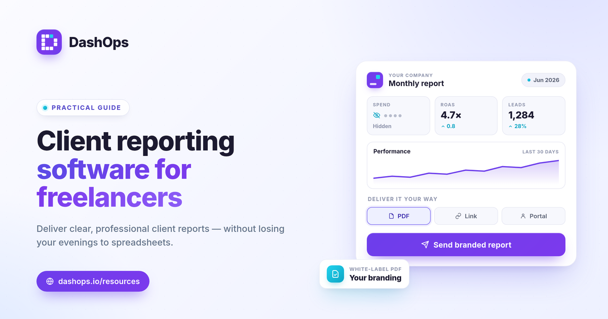 Client Reporting Software for Freelancers A Practical Guide