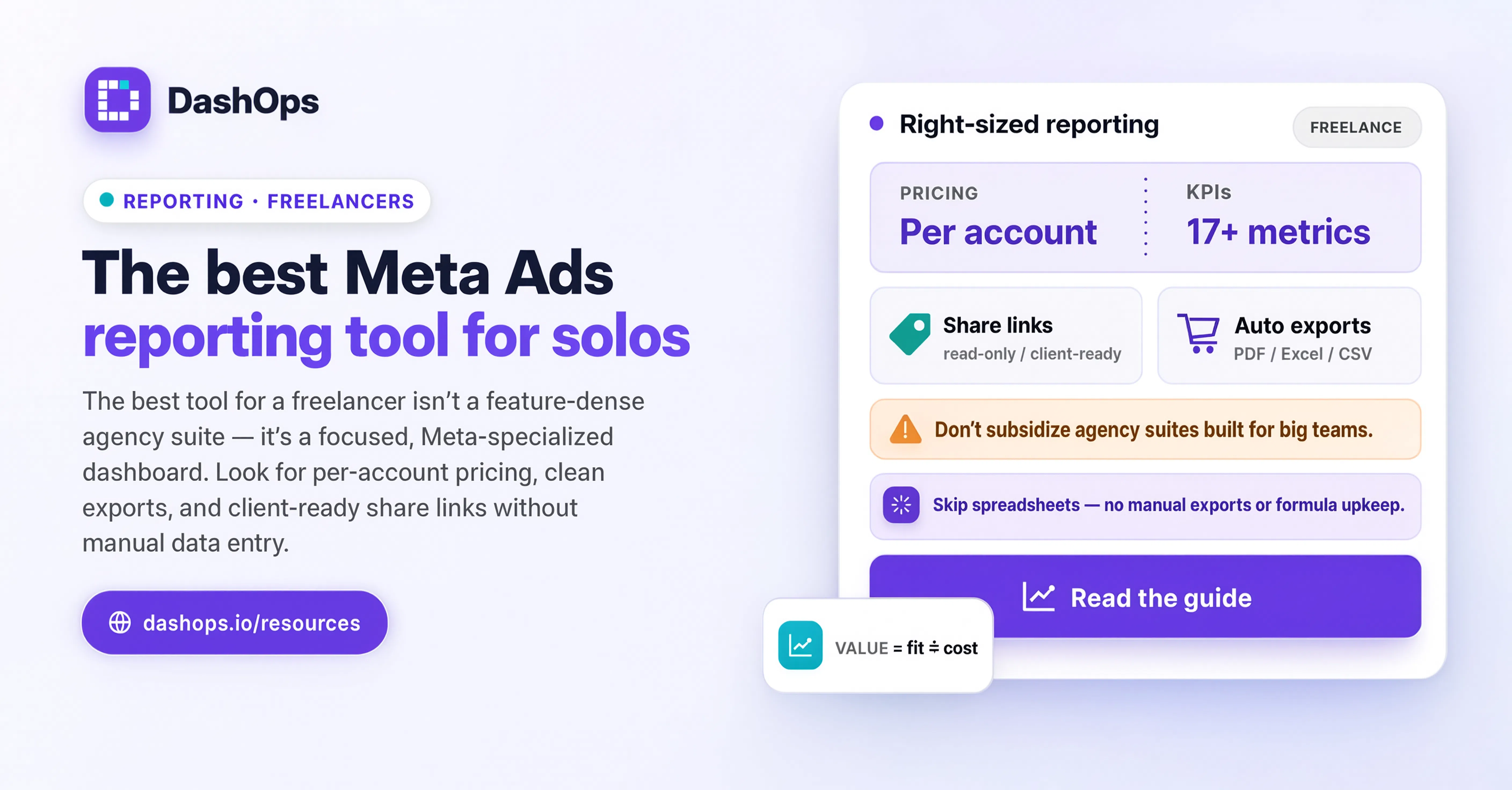 Freelancer Reporting Tool Banner