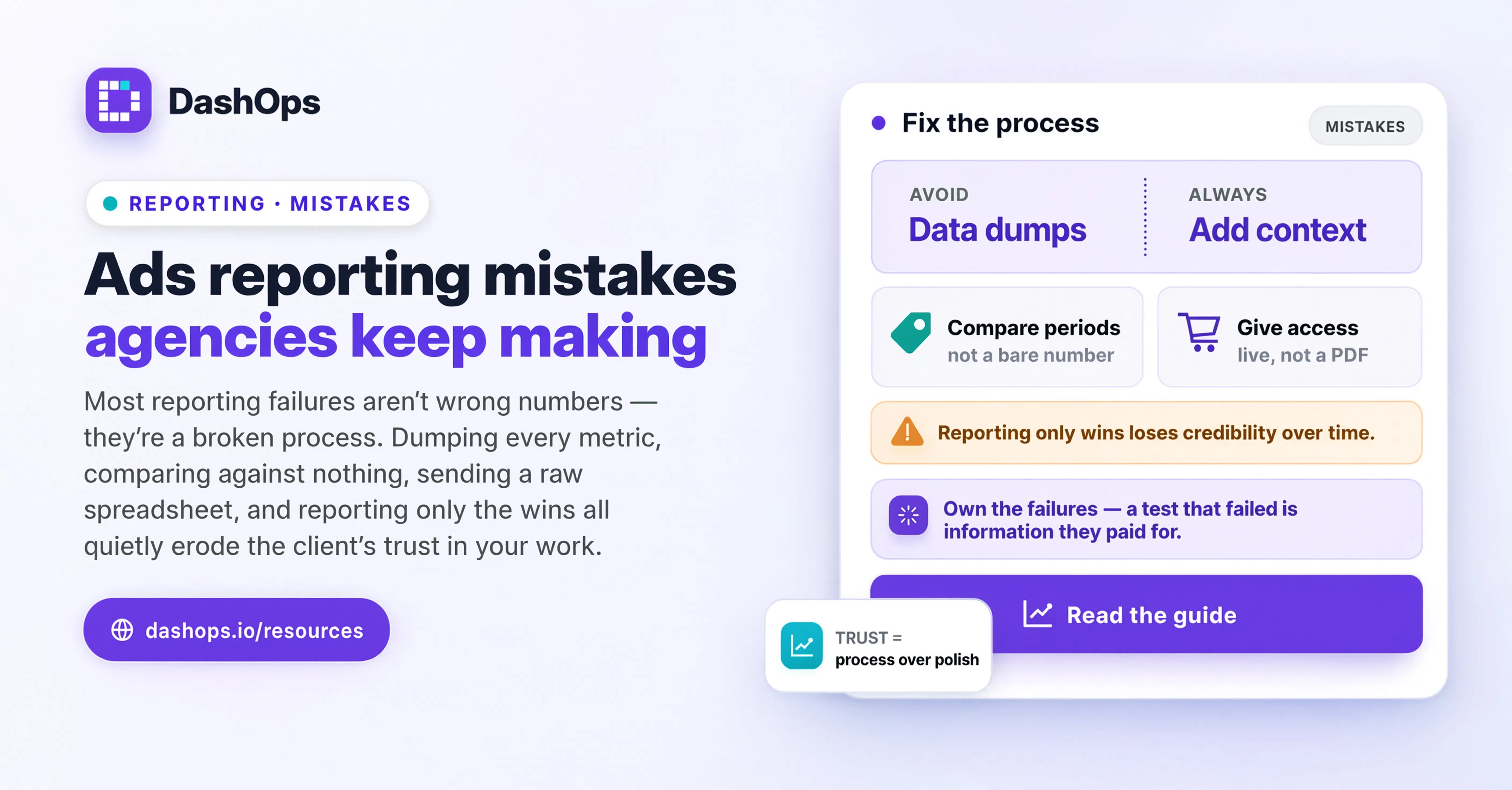 Reporting Mistakes Banner